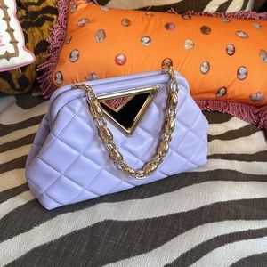 Aldo Lilic clutch with gold chain strap